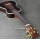 Letras personalizadas de ukelele de ébano